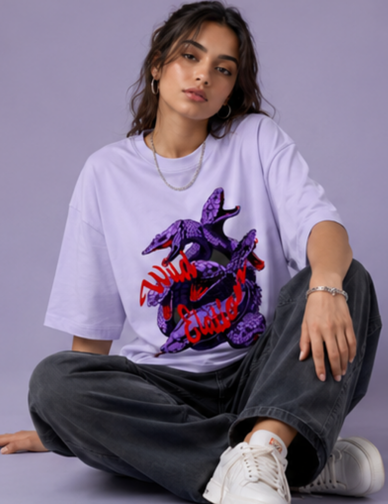 Women’s Premium Oversized T-Shirt – Wild Elation