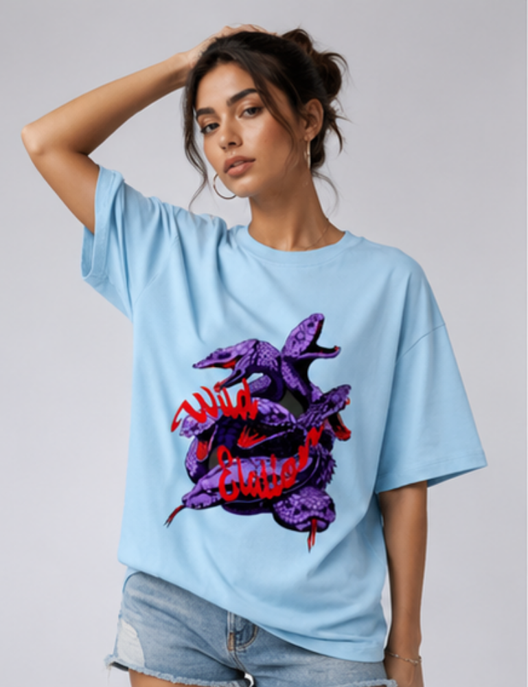 Women’s Premium Oversized T-Shirt – Wild Elation