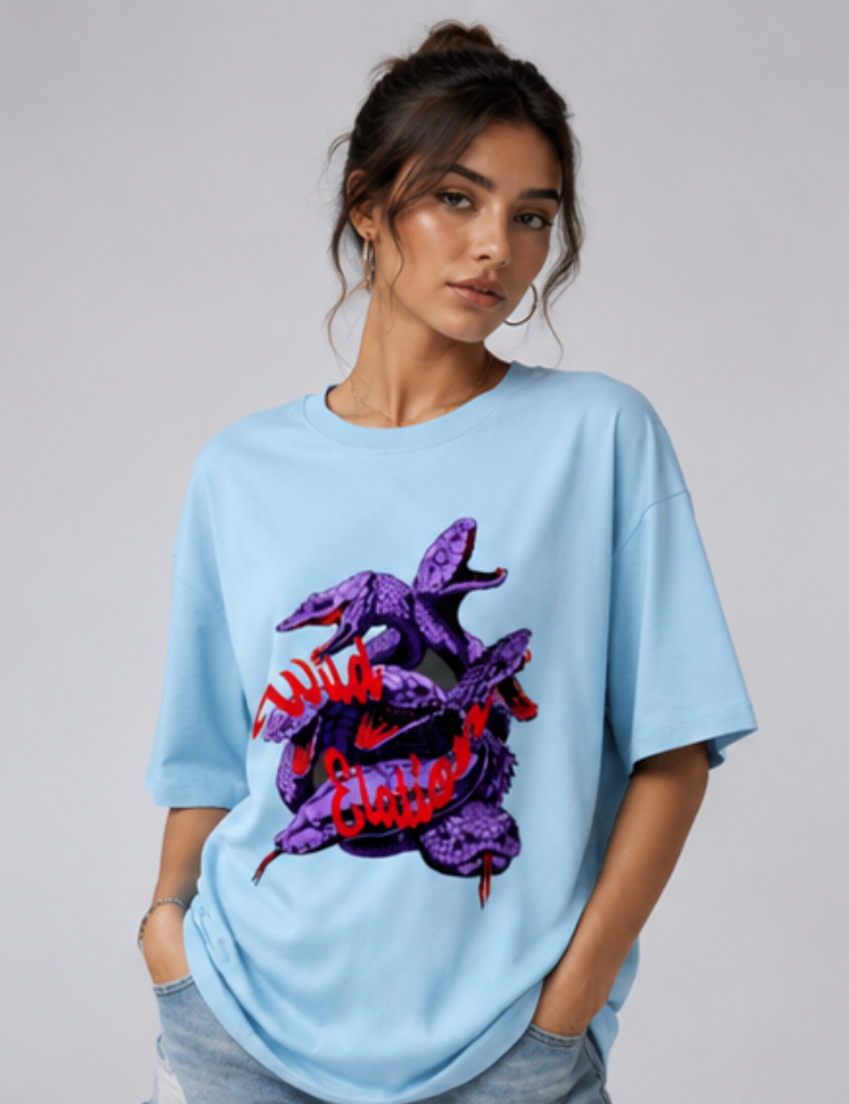 Women’s Premium Oversized T-Shirt – Wild Elation