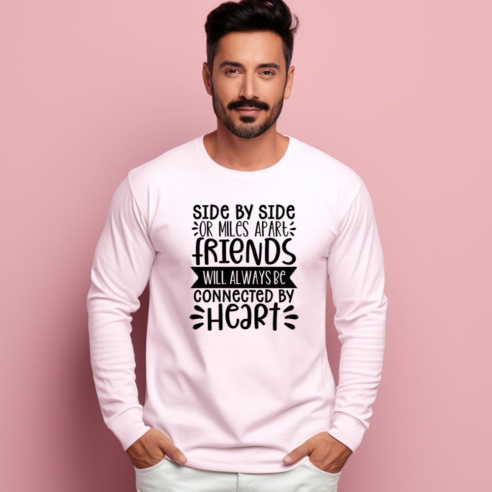 Men's Friendship Quote Printed Sweatshirts Main image