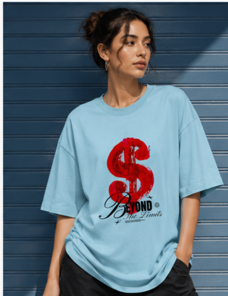 Women’s Oversized T-Shirt – Beyond The Limits