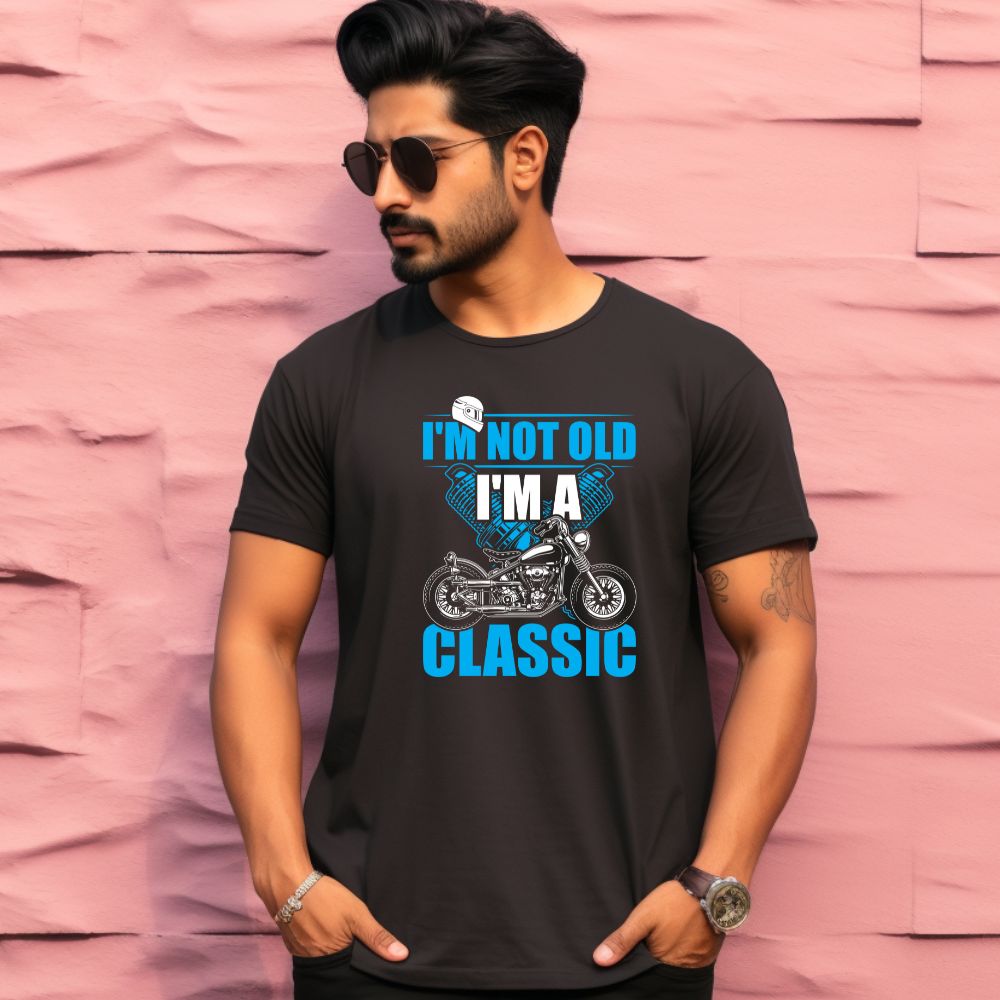 Men's I'm Not Old I'm A Classic Design Printed T-Shirt