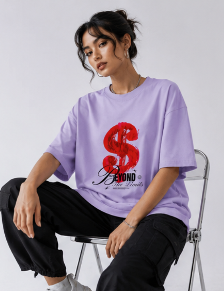 Women’s Oversized T-Shirt – Beyond The Limits