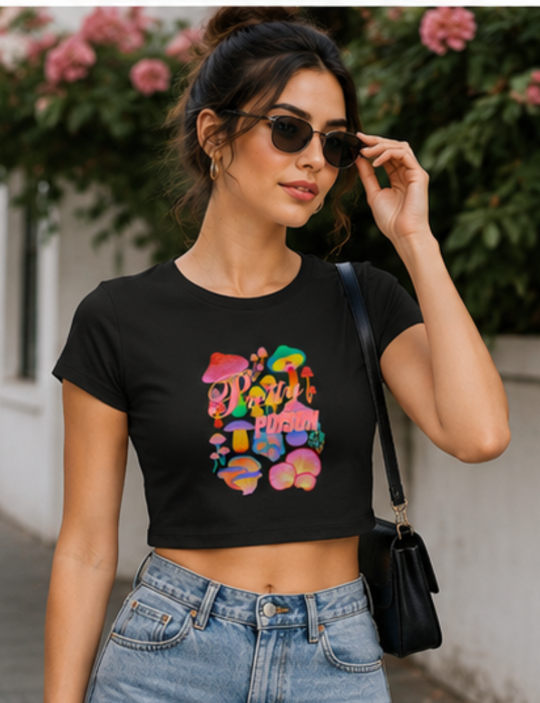 Women’s Baby Tee – Pretty Poison
