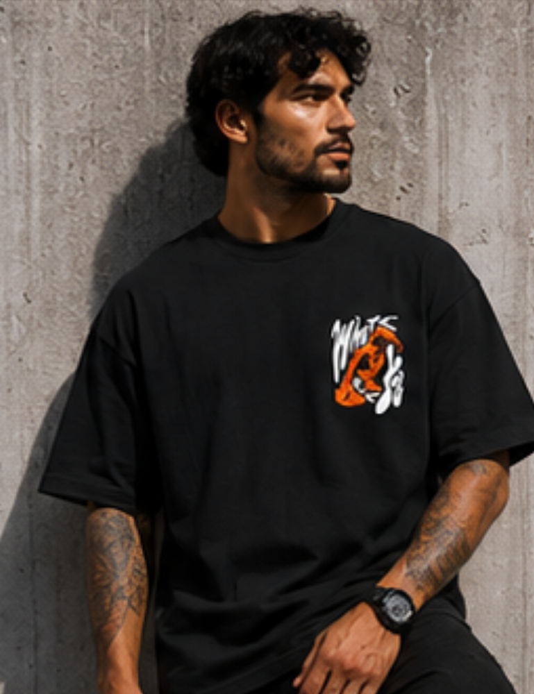 Men’s Premium Oversized T-Shirt – Where Are You