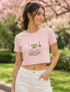 Women's Crop Top – Feed Your Brain