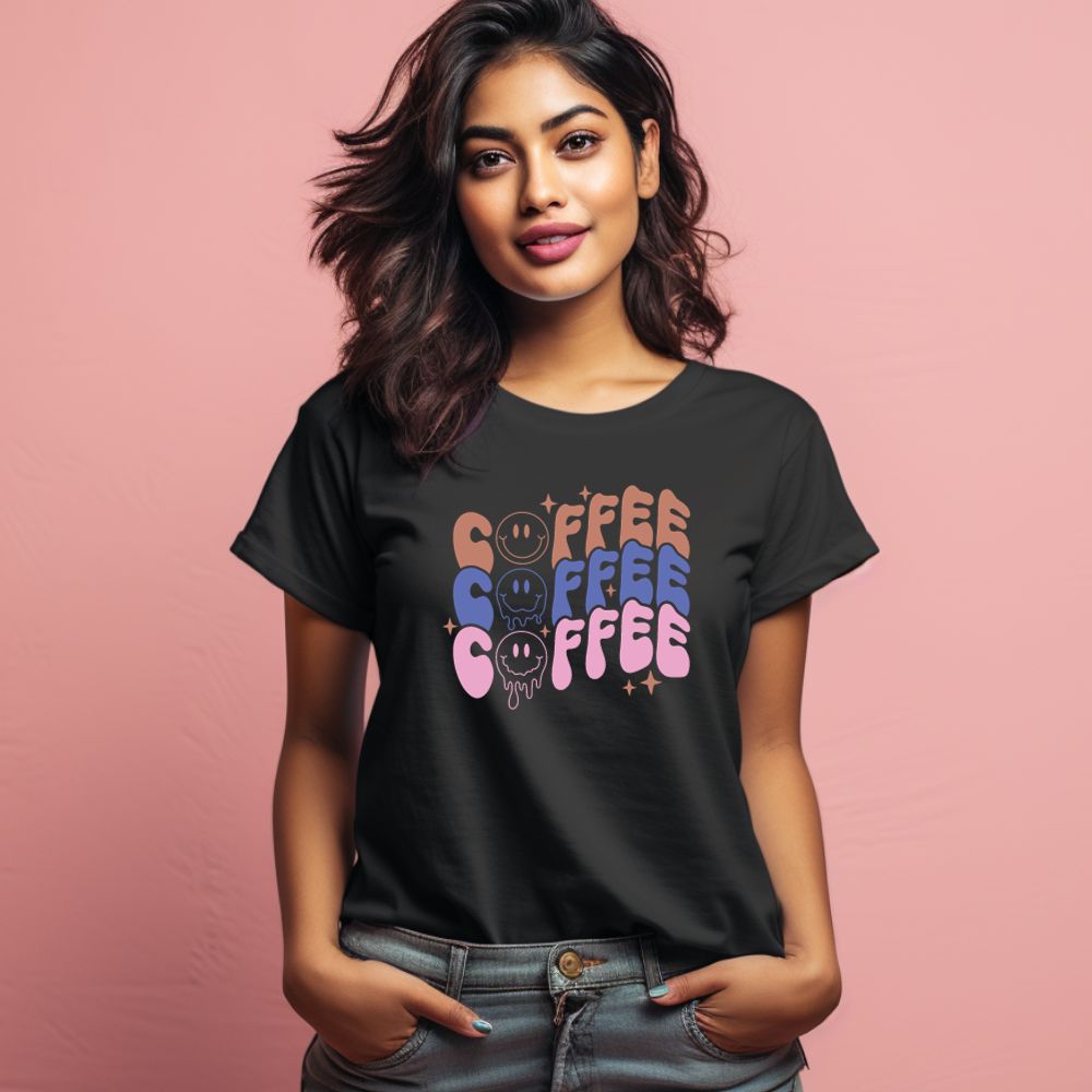 Women's Coffee Graphics Printed T-Shirt Main image