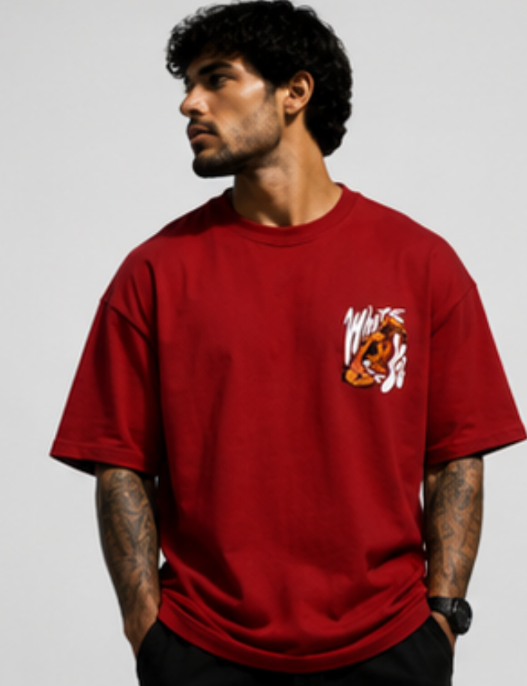 Men’s Premium Oversized T-Shirt – Where Are You