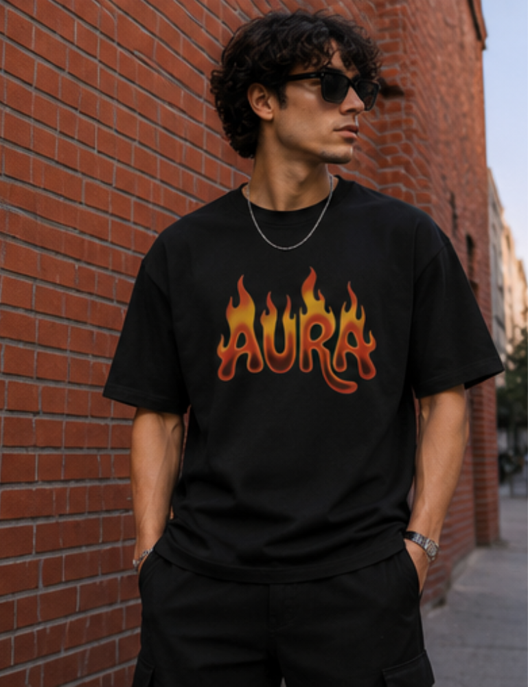 Men's Oversized T-Shirt – Aura