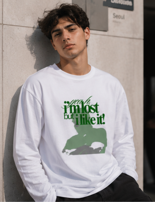 Men’s Full Sleeves T-Shirt – I'm Lost