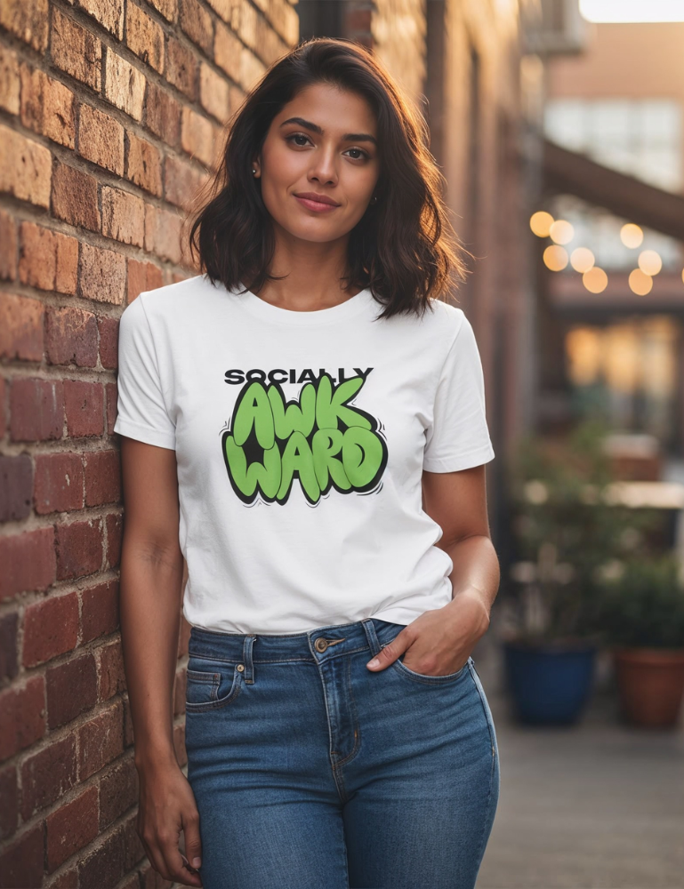 Women's Regular T-Shirt – Socially Awkward