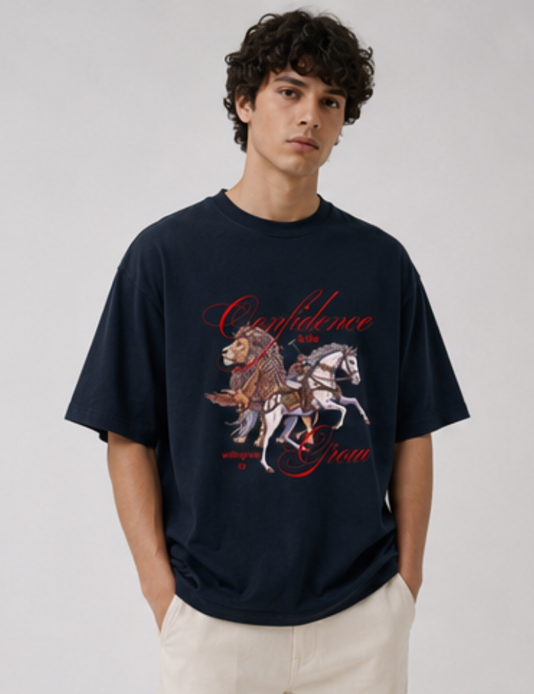 Men's Oversized T-Shirt – Confidence
