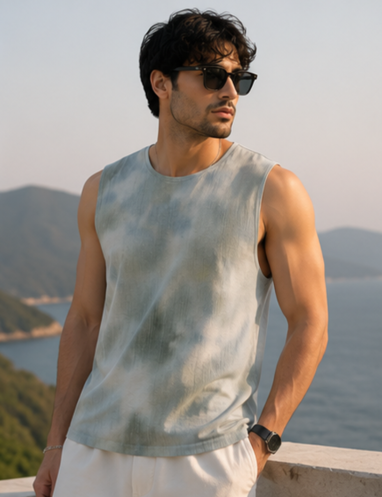 Men's Sleeveless Tank Top – Mist Fade