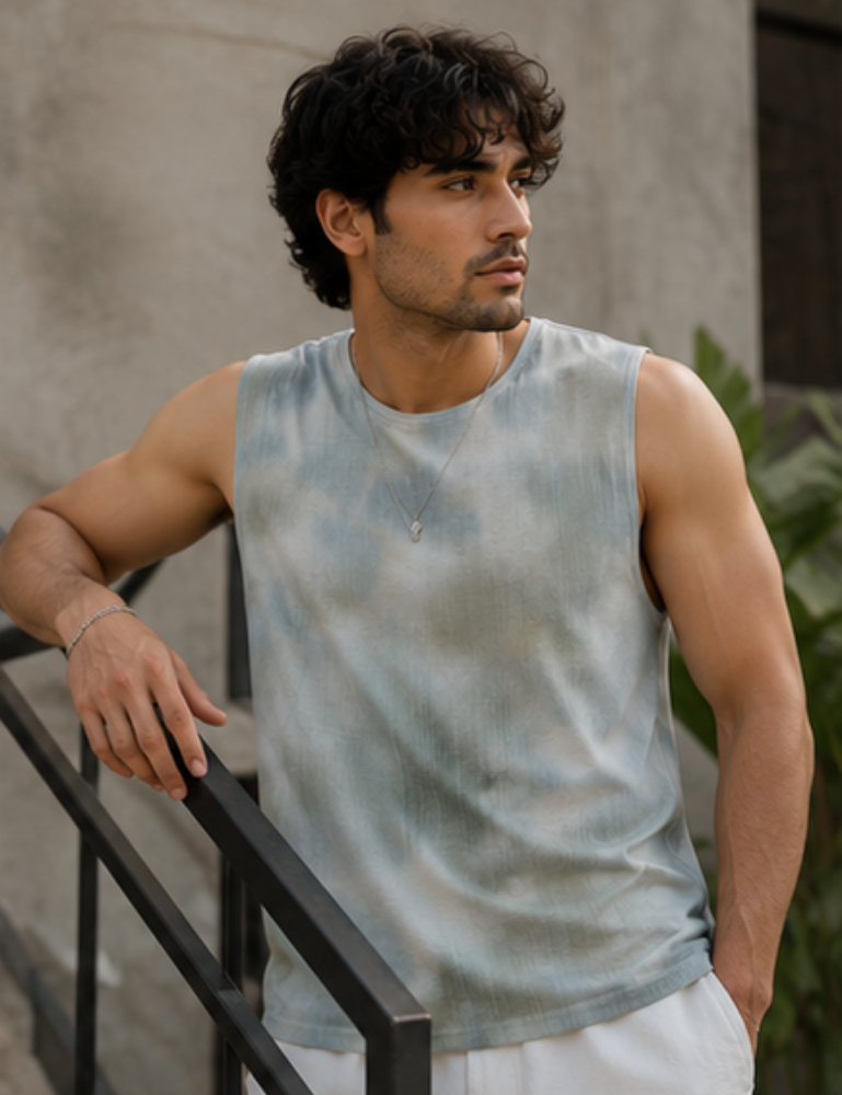 Men's Sleeveless Tank Top – Mist Fade