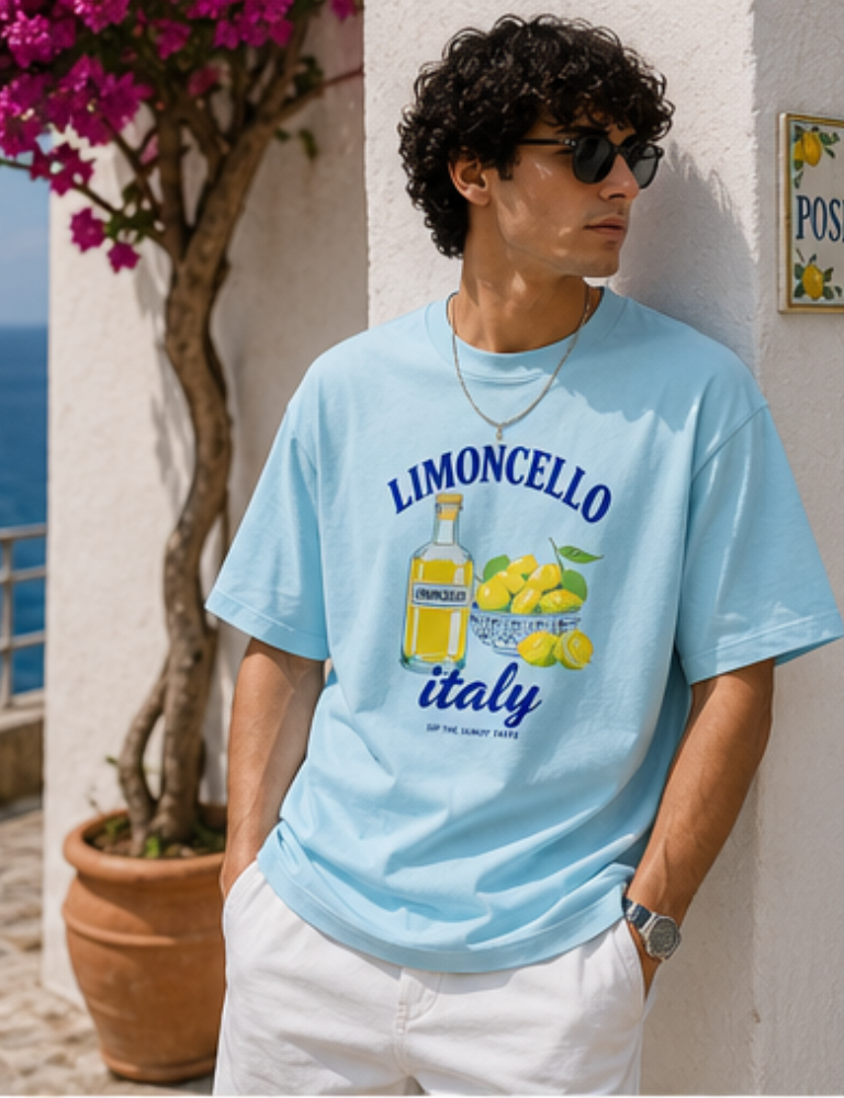 Men's Oversized T-Shirt – Limoncello