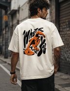Men’s Premium Oversized T-Shirt – Where Are You