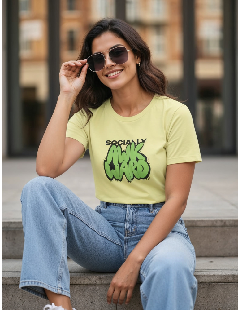Women's Regular T-Shirt – Socially Awkward