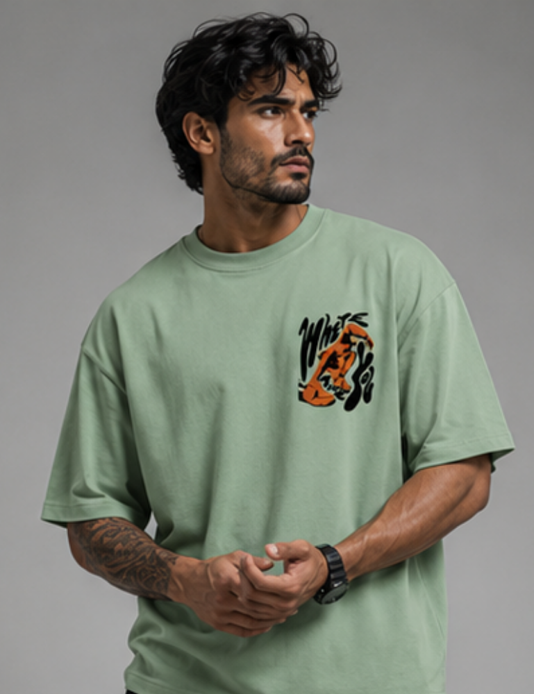 Men’s Premium Oversized T-Shirt – Where Are You