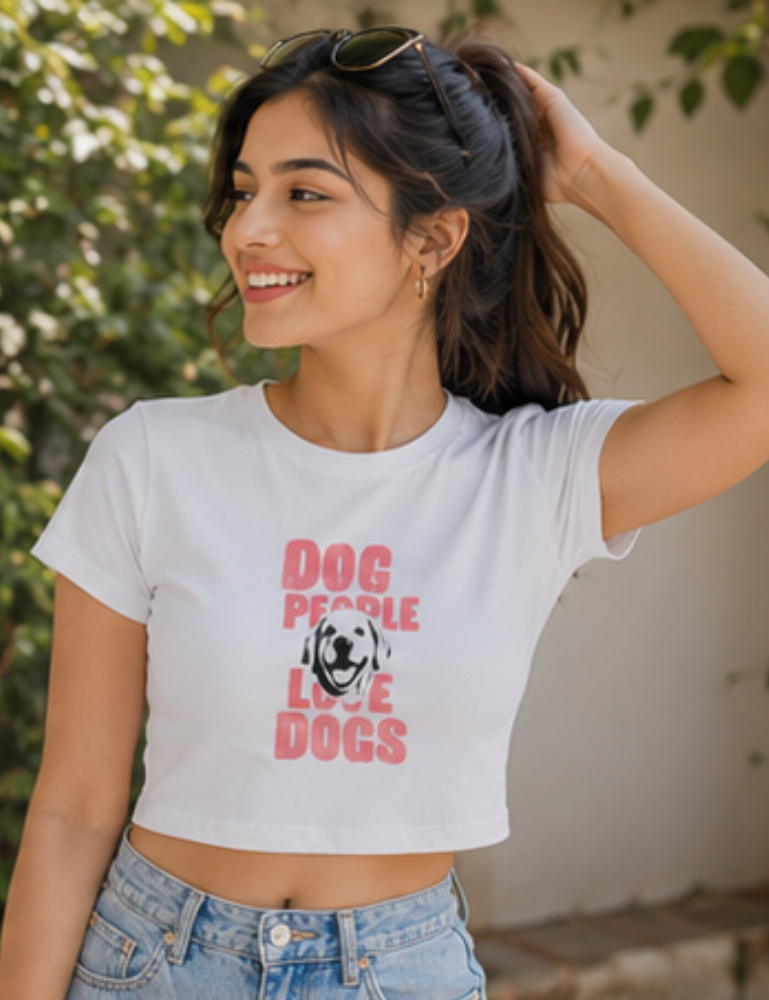 Women's Crop Top – Dog Lover