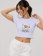 Women's Crop Top – Feed Your Brain