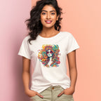 Women's feeling groovy Graphics Printed T-Shirt