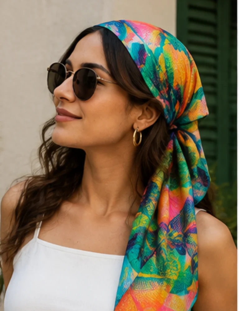 Women's Scarf - Chromatic Layers