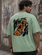Men’s Premium Oversized T-Shirt – Where Are You