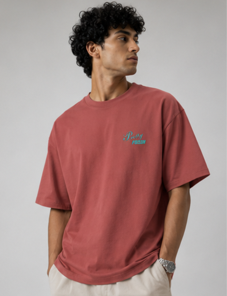 Men’s Oversized T-Shirt – Pretty Poison