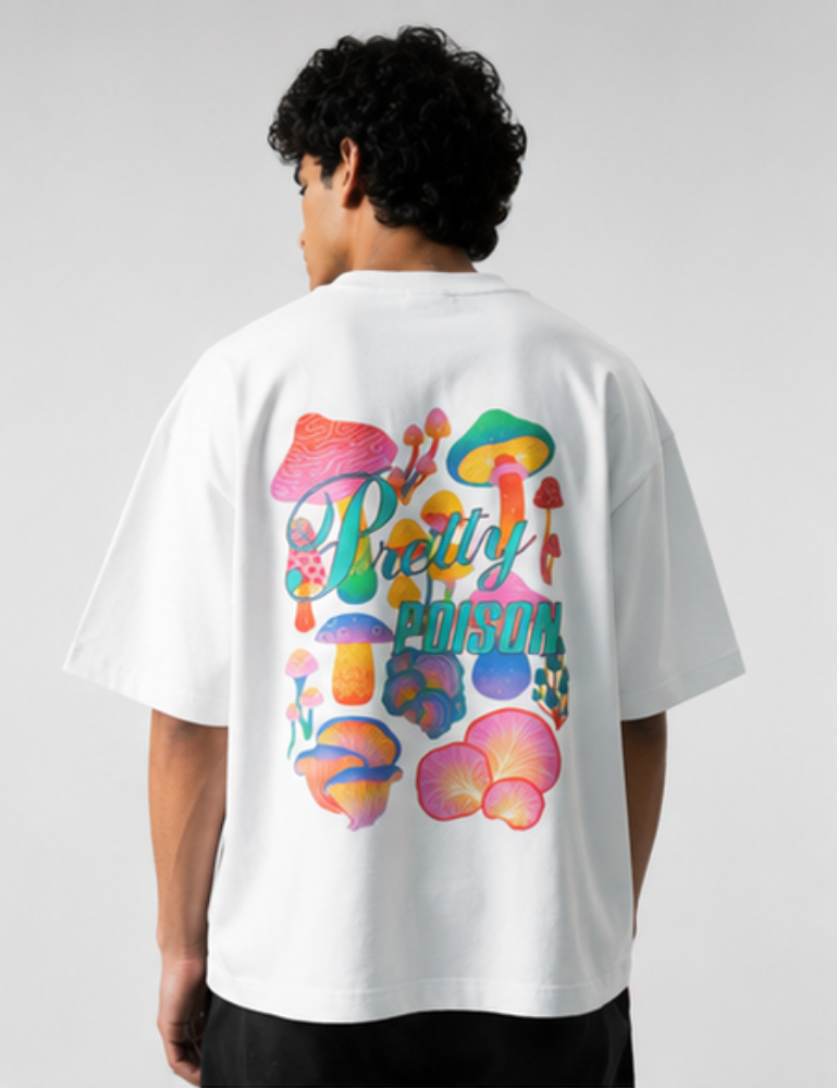Men’s Oversized T-Shirt – Pretty Poison