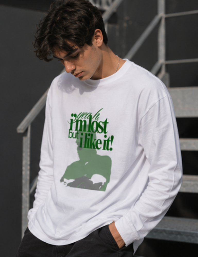 Men’s Full Sleeves T-Shirt – I'm Lost