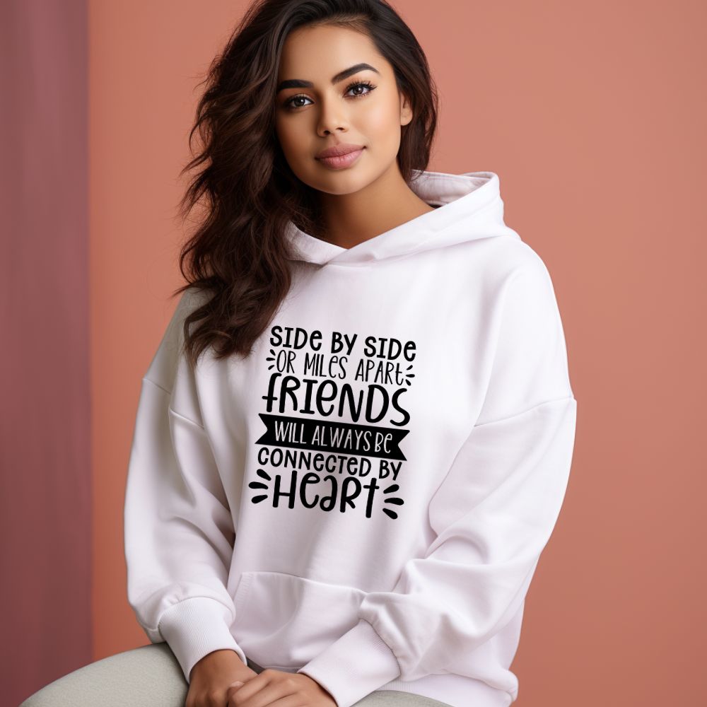 Women's Friendship Quote Printed Hoodies