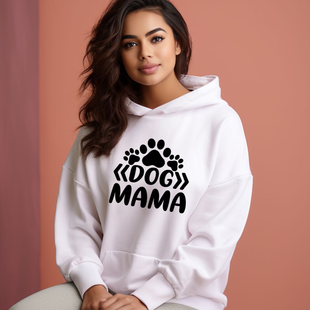 Women's Dog Mama Graphics Printed Hoodies Main image