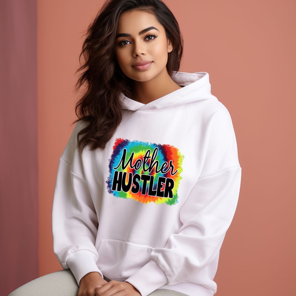 Women's Mother Hustler Graphics Printed Hoodies