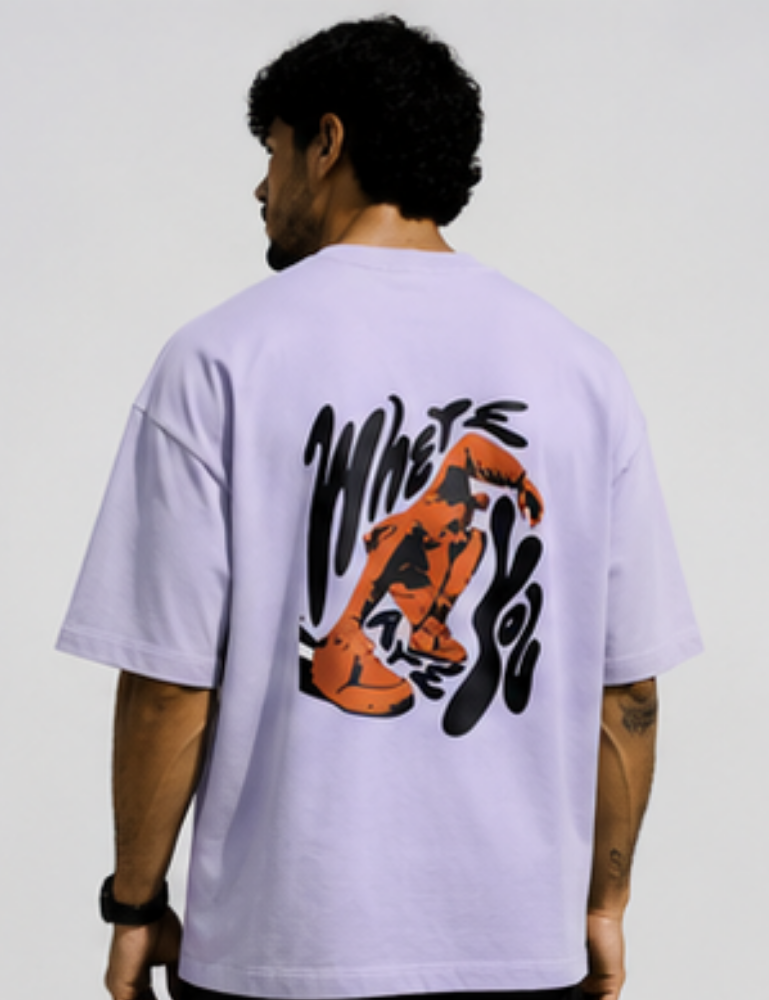 Men’s Premium Oversized T-Shirt – Where Are You