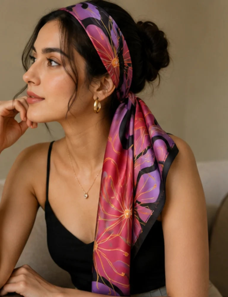 Women's Scarf -  Color Weave