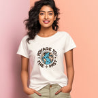Women's Voyage to the Past Graphics Printed T-Shirt