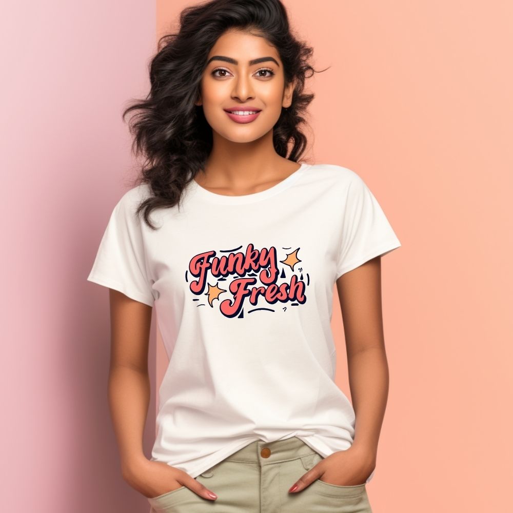 Women's Funky Fresh Graphics Printed T-Shirt