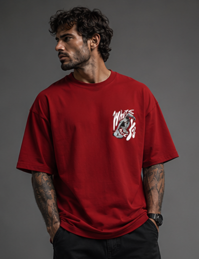 Men’s Premium Oversized T-Shirt – Where Are You