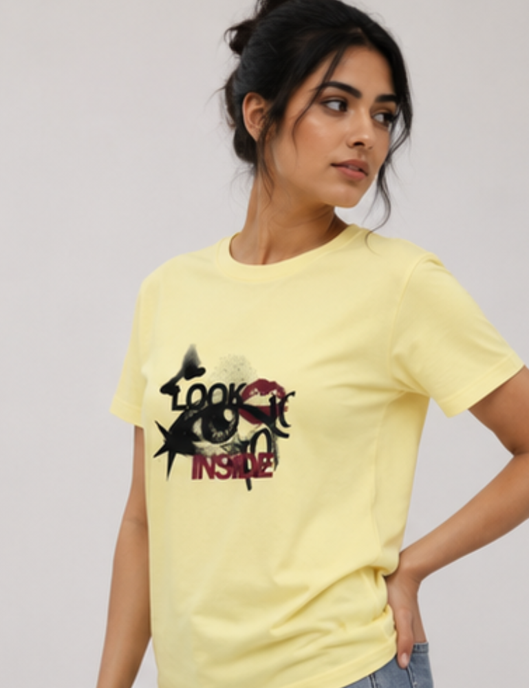Women's Regular T-Shirt – Look Inside