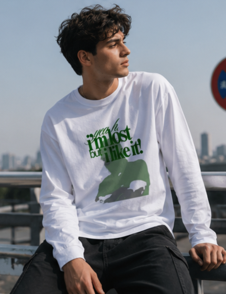 Men’s Full Sleeves T-Shirt – I'm Lost