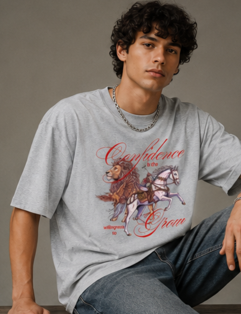 Men's Oversized T-Shirt – Confidence