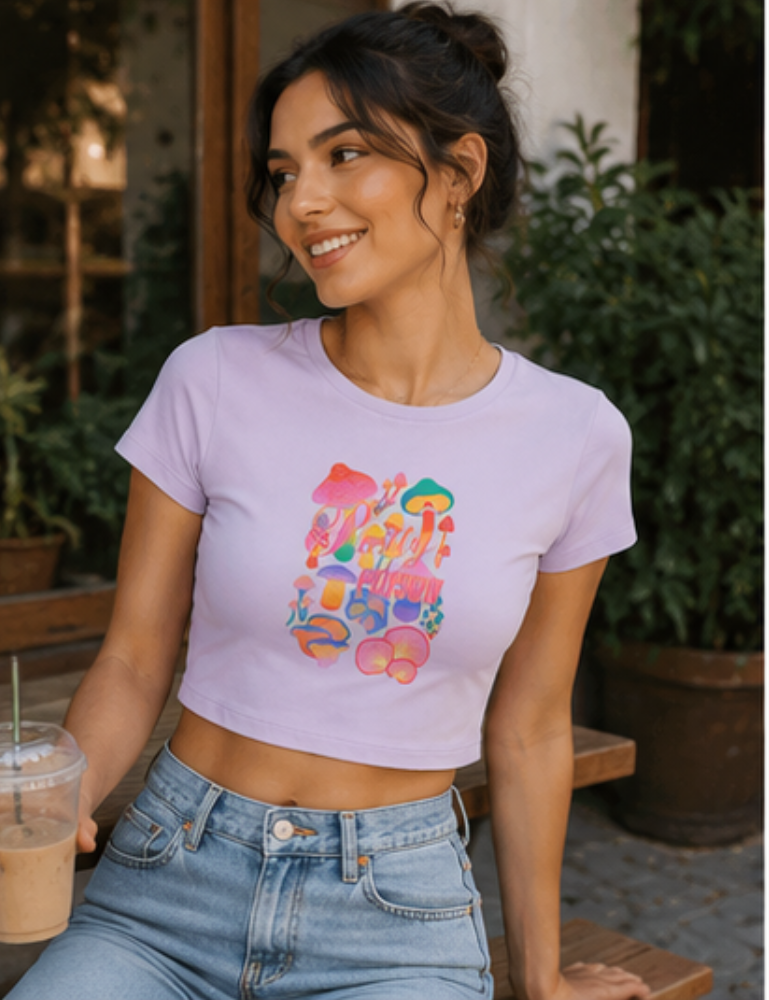 Women’s Baby Tee – Pretty Poison
