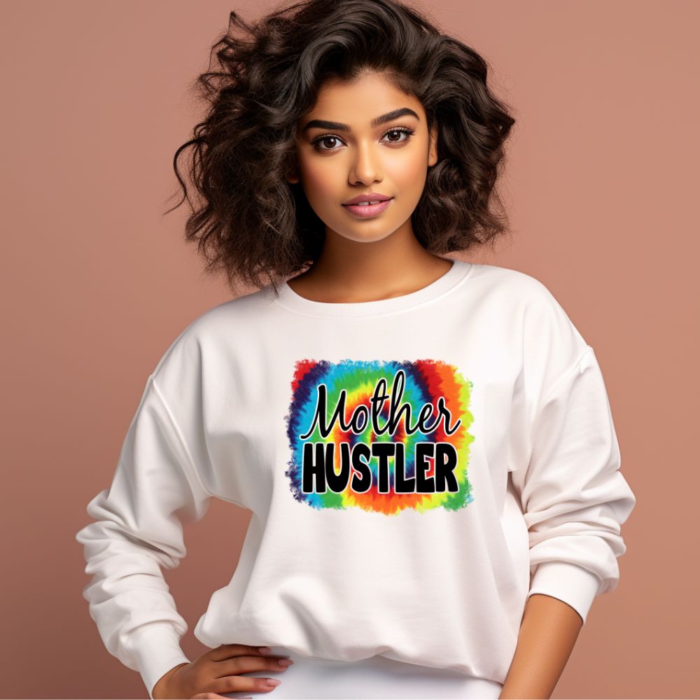 Women's Mother Hustler Graphics Printed Sweatshirts Main image