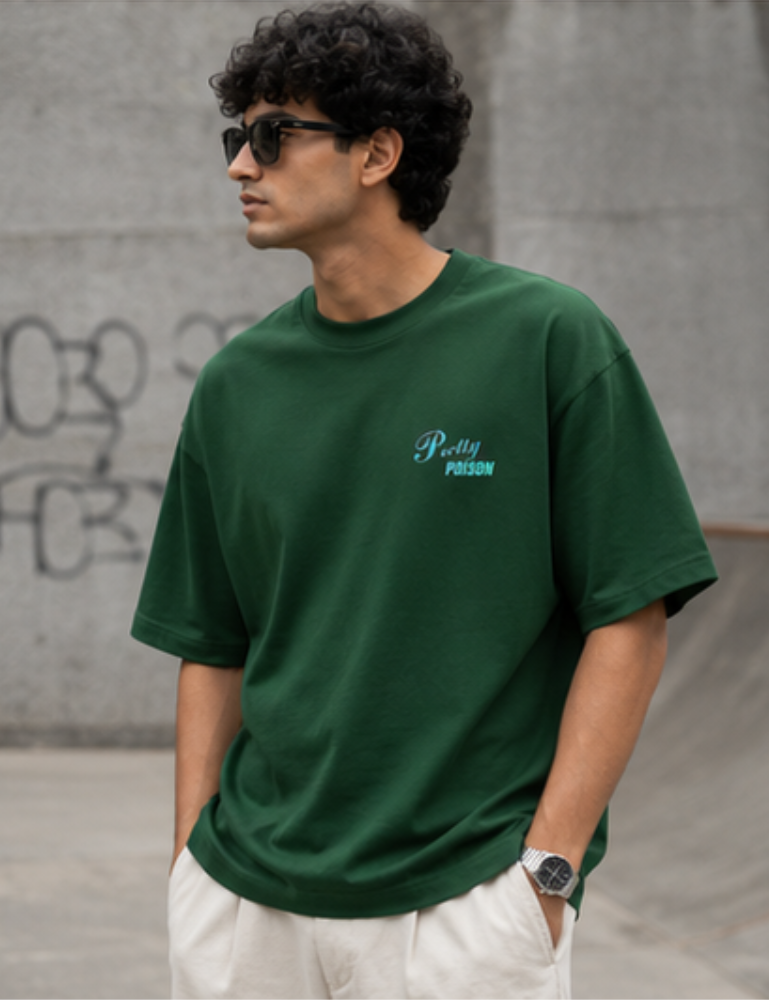 Men’s Oversized T-Shirt – Pretty Poison
