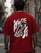 Men’s Premium Oversized T-Shirt – Where Are You