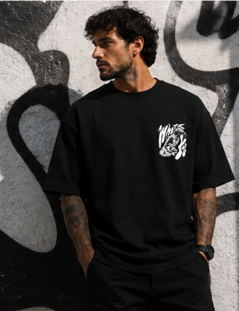 Men’s Premium Oversized T-Shirt – Where Are You