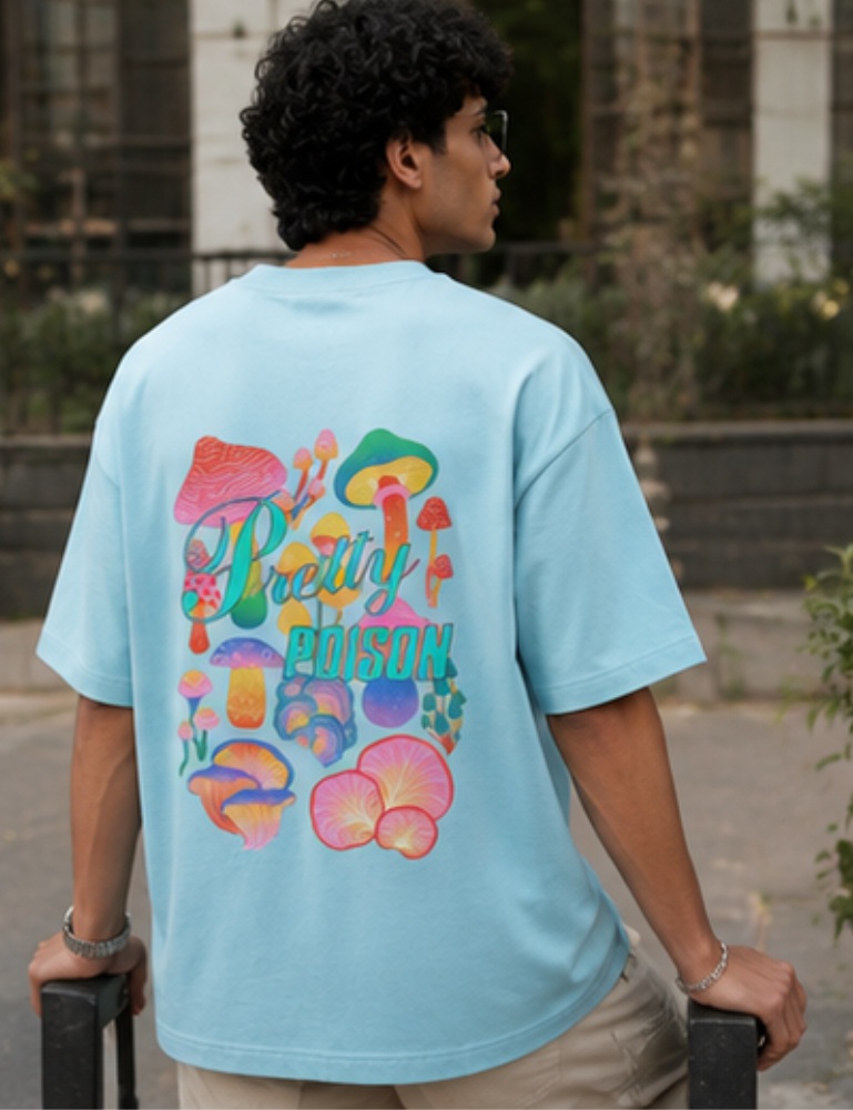 Men’s Oversized T-Shirt – Pretty Poison