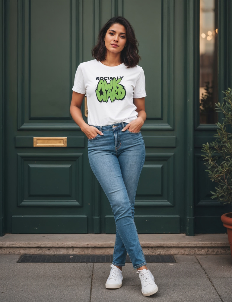 Women's Regular T-Shirt – Socially Awkward