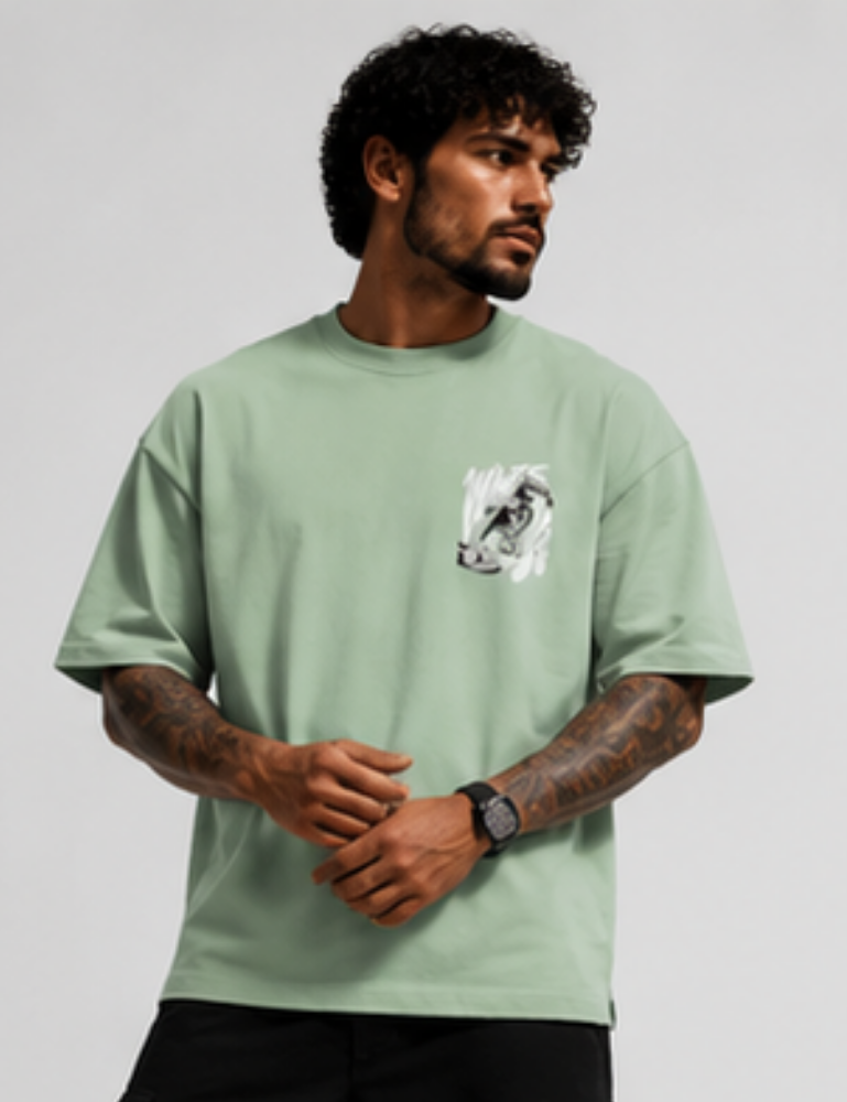 Men’s Premium Oversized T-Shirt – Where Are You