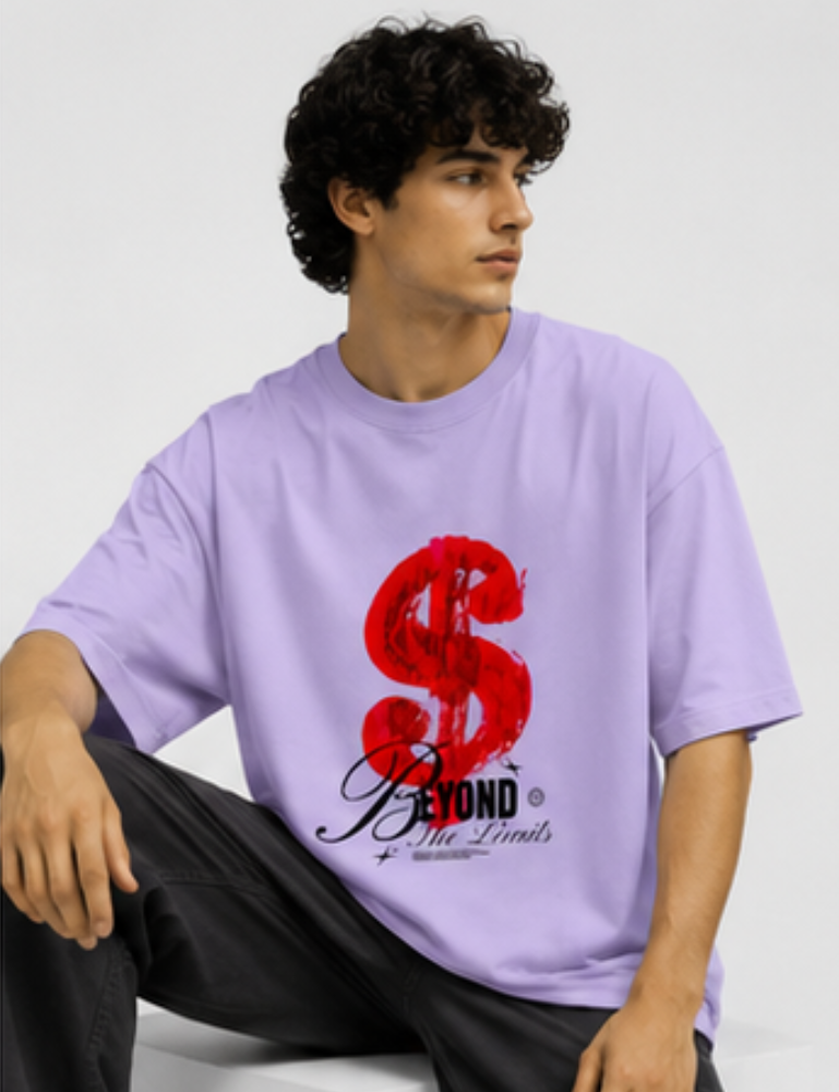 Men’s Oversized T-Shirt – Beyond The Limits